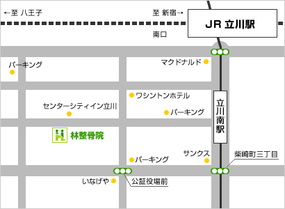 林整骨院アクセスマップ